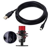 Ineka Long 10FT Mini-B USB Cable for HyperX Quadcast USB Condenser Gaming Microphone (Not for QuadCast S, Not Compatible with All HyperX Microphones, See Product Pictures)