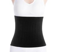 iNelihoo Thermal Knit Lumbar Warmer Cashmere Abdominal Binder Lower Back Support Belt Brace Stomach Kidney Trimmer Band Postpartum Belly Warming Kidney for Women Maternity Recovering