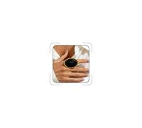 INENIMARTJ Chunky Oval Red Resin Ring for Women Vintage Exaggerated Statement Chunky Gold Ring Large Geometric Acrylic Rings Trendy Minimalist Boho Rings Jewelry Gifts, Adjustable, Alloy Steel, No