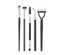 INENK Eyelash Brush Separator with Comb kit, Lash Wand Fan Tool for Eyebrow Application, Prevents Clumping, Easy-to-Use Cosmetic Brush