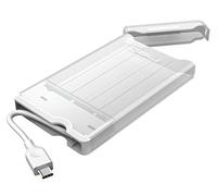 ineo USB C 3.1 Gen 2 Type C Tool-Free Screwless External Hard Drive Enclosure Case For 2.5 inch 9.5mm & 7mm SATA HDD SSD Caddy[C2573c]
