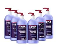 INEOS - Liquid Hand Soap - Moisturising Handwash - Hibiscus & Coconut - 6 Bottles x 500ml, Packaging May Vary
