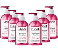 INEOS - Liquid Hand Soap - Moisturising - Handwash with Rhubarb & Tonka - 6 Bottles x 250ml, Packaging May Vary
