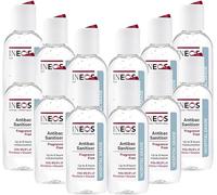 INEOS Mini Antibacterial Hand Sanitiser Gel 50ml - Fragrance Free - Hospital Grade Disinfectant, Eliminates 99.9% of Viruses and Bacteria, 12 x 50ml, Travel, Holiday, and Festival Essentials