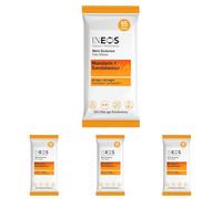 INEOS Skin Science Deo Wipes - 15 wipes - All Day + All Night Freshness + Protection -Mandarin + Sandalwood - On-the-go Freshness - With SkinActiv Cooling Tech™ - Plant Powered (Pack of 4)