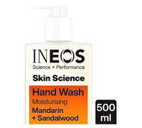 INEOS Skin Science - With Provitamin B5 Hand Wash Mandarin + Sandalwood - With SkinActiv Cooling Tech™ - Plant Powered 500ml