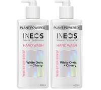 INEOS Skin Science - With Provitamin B5 Hand Wash White Orris + Cherry- With SkinActiv Cooling Tech™ - Plant Powered 500ml (Pack of 2)