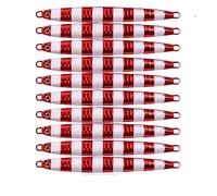 INEOUT 10 Pcs/set 10g 20g 30g 40g 60g Cast Metal Bait Fishing Lures Lot Jigs Trout Hard Baits Pesca Fish Jigging Saltwater(D 10 PCS No Hook,40G)