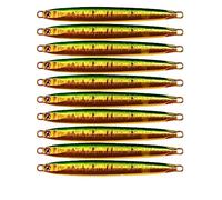 INEOUT 10 Pcs/set 10g 20g 30g 40g 60g Cast Metal Bait Fishing Lures Lot Jigs Trout Hard Baits Pesca Fish Jigging Saltwater(A 10 PCS No Hook,10G)