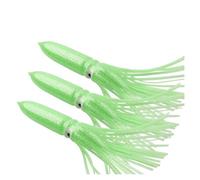 INEOUT 5Pcs 30cm 56g Squid Skirts Fishing Lures Jig Octopus Glow Soft Plastic Fishing Bait Trolling Saltwater Fishing Tackle
