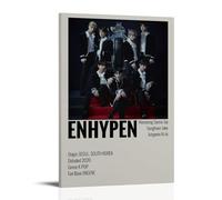 INEOUT Enhypen Idol Group Poster Decorative Painting Canvas Wall Posters And Art Picture Print Modern Family Bedroom Decor Posters 12x18inch(30x45cm)