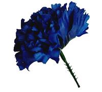 INERRA Carnation Picks - Pack of 140 Artificial Flowers for Floral Foam Tributes, Letters and Funeral Arrangements (Royal Blue)