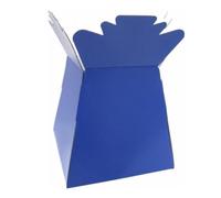 Inerra Florist Boxes Living Vases for Flowers and Bouquet Box Making - Pack of 5 (Royal Blue)