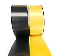 INERRA Ribbon Multipack - 2 x 100 Yard Rolls (Black & Yellow) Wedding Flowers Gift Decoration & Christmas