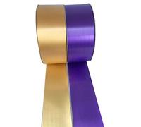INERRA Ribbon Multipack - 2 x 100 Yard Rolls (Gold & Purple)