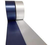 INERRA Ribbon Multipack - 2 x 100 Yard Rolls (White & Navy Blue) Wedding Flowers Gift Decoration & Christmas