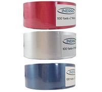 INERRA Ribbon Multipack - 3 x 100 Yard Rolls (Red, White and Navy Blue)