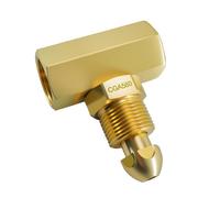 Inert Gas Y Adapter Replace T-92 CGA 580 Threaded Interface | Connects Two Regulators To One Bottle, Features Solid Brass Construction, Help Consistent Pressure Maintenance