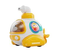 Inertia Car Toys, Sensory Development Aid, 10.5x10.5x8.5cm, Press And Go Toys Cars, Inertia Animal Car, Smooth Motion Design, For Kids, Boys & Girls