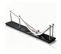 Inertia Demonstrator Equipment Centripetal Force Demonstrator Physics Classroom Teaching Tool With Dual-track Design & Steel Balls For Science Education