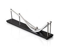 Inertia Demonstrator, Motion and Force Experiment Apparatus for Classroom Science Education, Includes 2 Steel Balls, Durable Aluminum Alloy Teaching Tool