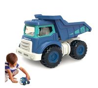 Inertia Dump Truck - Creative Construction Vehicle | Multipurpose Engineering Toy Truck for Kids Boys Girls, Sand Play, Indoor Outdoor Learning Fun Vehicle, Durable Gift Choice Set