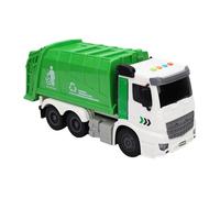 Inertia Garbage Truck Toy Music Light Effect Simulation Model for Boys Toddler Trash Car Play|Plastic Material|11 X 3.9 X 5.1 Inch|Birthday Gift|Immersive Play Scenarios