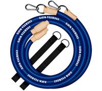 Inertia Wave Dynamic Rubber Battle Ropes Alternative for Home and Gym | Maximize Calorie Burn | Revolutionary Fitness Equipment for Abs and Full Body Workout | Royal Blue