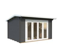 Ines M (3.2x4.1m | 11.1m2 | 44mm) Timber Sunroom with Double Glazed Bi-Fold Doors