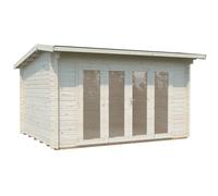 Ines M (3.2x4.1m | 11.1m2 | 44mm) Timber Sunroom with Double Glazed Bi-Fold Doors