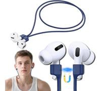Inesore 1 Pack AirPod Strap with Magnetic,AirPod Lanyard Anti-Lost Cord for Sports Anti-Loss,Air Pods Accessories Compatible with AirPods 4, Air Pod Pro 2/1, Air Pod 3/2/1 -Dark Blue