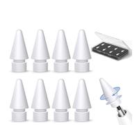 Inesore 8 Pack for Apple Pencil Tips Replacement Accessories,Compatible with Apple Pencil Pro/2nd Generation/1st Generation/USB C,iPencil Nib for iPad Pro/Air/Mini,for Drawing Writing
