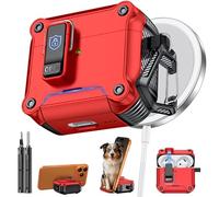 Inesore Dual-Lock Case Compatible with AirPods 4 (Red)