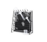 IneVibe Drying Rack for Lab Glassware and Bottles - Laboratory Draining Dryer Stand for Countertop, Space Saving Steel Wire Frame - Station for Baby Feeding Bottle