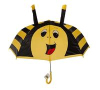 Inevitable Children's Animal Umbrellas, 58.5L x 8.5W x 8H cm, Choose from Duck, Ladybird, Football, Frog or Bee (Bee)