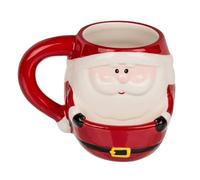 Inevitable Cookie Cuddler Mugs | Dolomite Mugs with Cookie Holder Compartment | Various Designs (Santa)