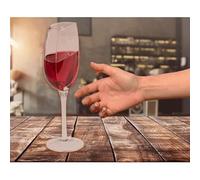 Inevitable Half a Wine Glass | Humourous Gift for Wine Lovers | Dimensions 21 x 8 cm | Supplied in Colourful Gift Box