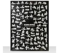 Inevitable Kama Sutra Scratch Poster, 100 Positions, 60cm x 45cm, Novelty Gift for Couples