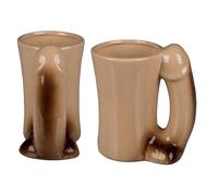 Inevitable Novelty Penis Ceramic Mug, 590 ml Capacity, Adult-Themed Design