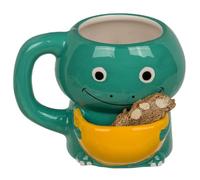 Inevitable Party Dinosaur Dolomite Mug, Cookie Storage Cup,