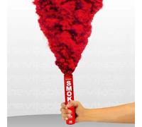 Inevitable Party Handheld Ring Pull Activated Coloured Daytime Smoke Grenades | Smoke Bombs for Photography | Airsoft | Paintball | Weddings | Stage & Special Effects (Red)