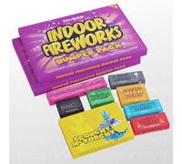 Inevitable Party Indoor Fireworks Selection Pack - A Collection of 8 different Nostalgic Novelty Pyrotechnics - CAT F1 Low Hazard