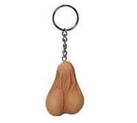 Inevitable Party Novelty Testicles Nutsack Keychain Fun Keyring