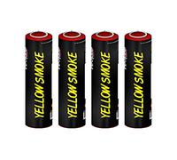 Inevitable Party Pack of 4 Ring Pull Smoke Grenade Effects for Paintball, Weddings, Photoshoots & Special Effects (Yellow)