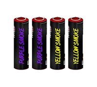 Inevitable Party Pack of 4 Ring Pull Smoke Grenade Effects for Paintball, Weddings, Photoshoots & Special Effects (RPSGX4-PPYY)