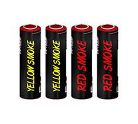 Inevitable Party Pack of 4 Ring Pull Smoke Grenade Effects for Paintball, Weddings, Photoshoots & Special Effects (RPSGX4-YYRR)