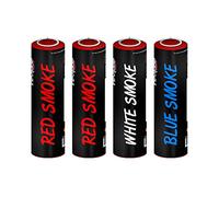 Inevitable Party Pack of 4 Ring Pull Smoke Grenade Effects for Paintball, Weddings, Photoshoots & Special Effects (RPSGX4-RRWB)