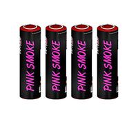 Inevitable Party Pack of 4 Ring Pull Smoke Grenade Effects for Paintball, Weddings, Photoshoots & Special Effects (Pink)