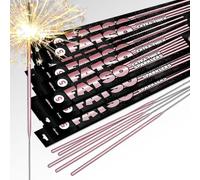 Inevitable Party Pack of 50 x 45cm (18") Fatso Rose Gold Painted Extra Thick Sparklers (50)