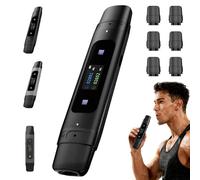 Inex Air Smart Lung Trainer, GenéRico Breathinex - Inex Air Trainer, Breathing Exercise Device, 3 Resistance Levels, Improved Breath Control And Stamina, Control Your Body (Black)